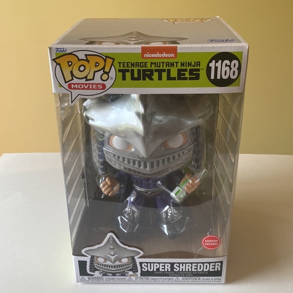 Funko POP! Teenage Mutant Ninja Turtles Super Shredder Figure GameStop Exclusive - Picture 2 of 16